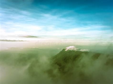 Clouds And Fogs On The Mountain Stock Photo Image Of Environment