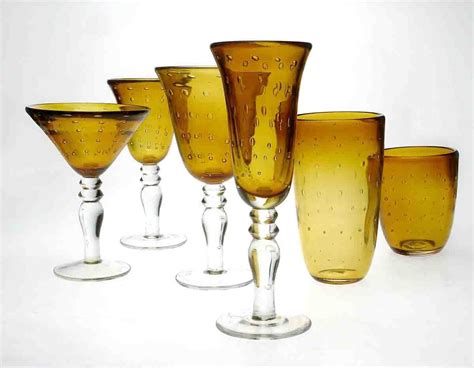 Amber Colored Wine Glasses Colored Wine Glass Gobletamber Color