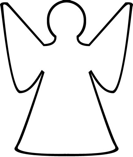 Angel Outlines Free Download On Clipartmag