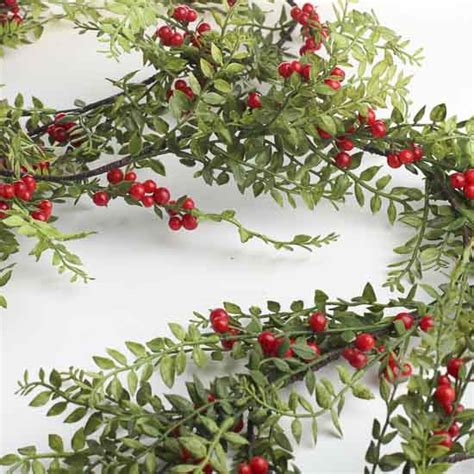 artificial rowan berry garland artificial greenery floral supplies craft supplies