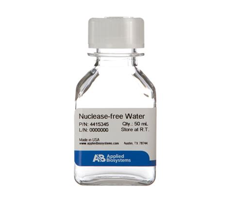 Invitrogen™ Agua Sin Nucleasas No Tratada Con Depc 10 X 50 Ml