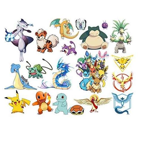 List Of All Pokemon Characters With Pictures The True Indians
