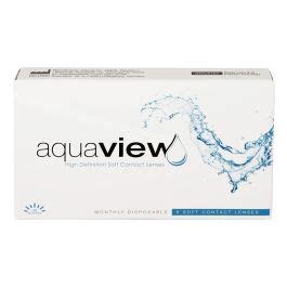 AquaView Monthly 6 čoček Kontaktní čočky Kodano cz