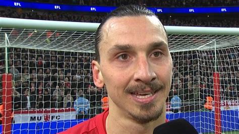 Watch Zlatan Ibrahimovics Efl Cup Final Post Match Interview Is As