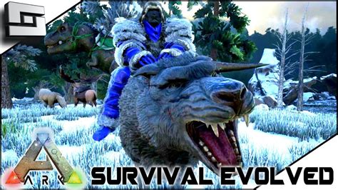 Ark Survival Evolved Taming A Dire Wolf New Biomes S2e24