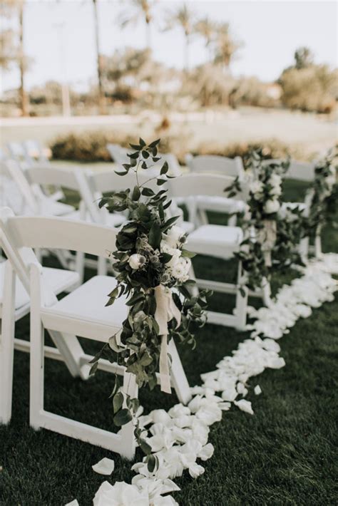 11 Of The Sweetest Ways To Style Your Wedding Aisle Modern Wedding
