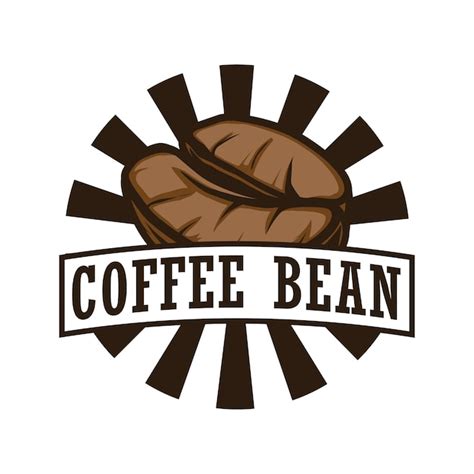 Premium Vector Coffee Bean Logo Design Template