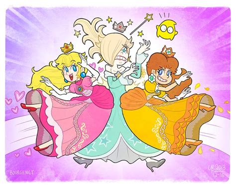 The Princesses Are Dancing Together In Their Dresses