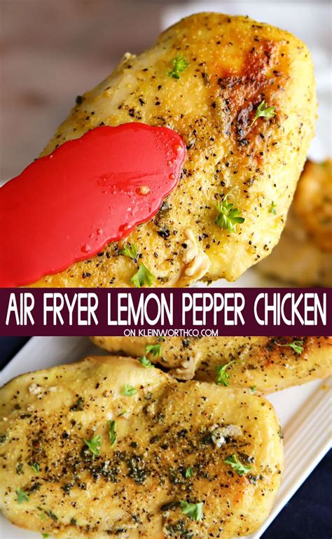Air Fryer Lemon Pepper Chicken is a quick & easy chicken ...