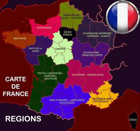 Map Of France Regions Voyage Carte Plan