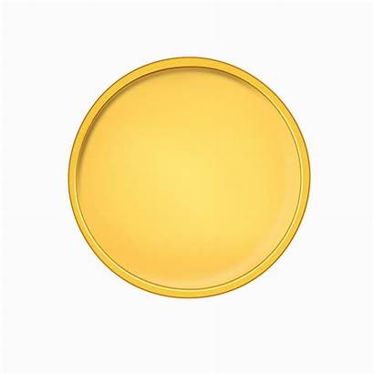 Coin Gold Plain Clipart Coins Yellow Purity