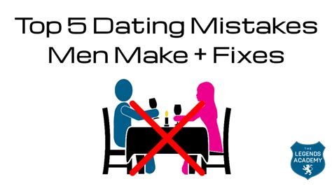 Biggest Dating Mistakes Men Make