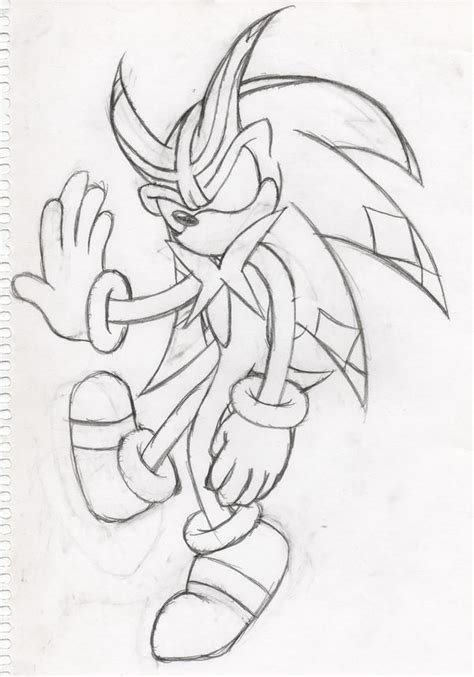Human Dark Spine Sonic Coloring Pages