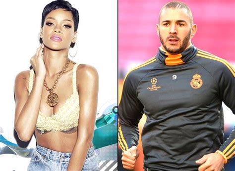 Rihanna Dating Soccer Star Karim Benzema