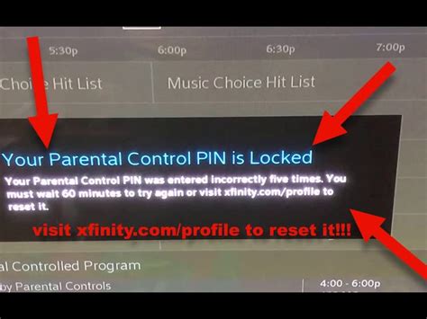 Xfinity Reset Parental Control Pin Wedding And Parenting Blog