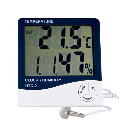 Digital Min Max Hygrometer Humidity And Temperature Sensor A1m Hydro