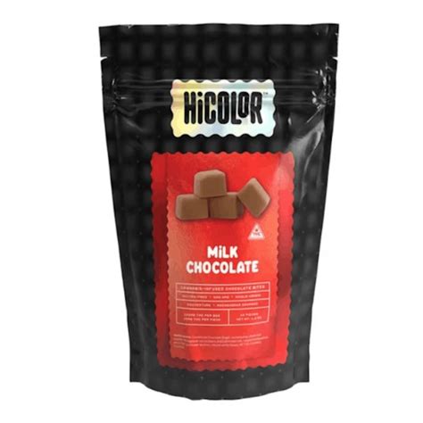 Hicolor Milk Chocolate Bites 10 Pk 400mg