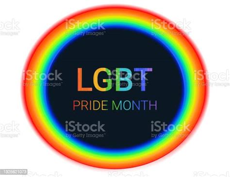 Заголовок Lgbt Pride Month Brush Strokes Horizontal Banner Symbol Of