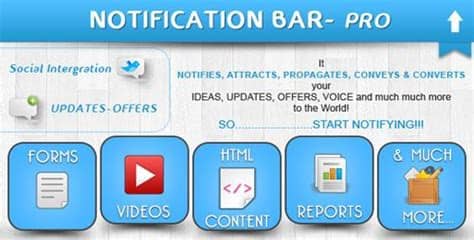 Likewise, this plugin enables you to manage marketing promotions and top bar is an easily usable, simple and clean free wordpress notification bar plugins by wp darko. Download Notification Bar Wordpress Plugin - http ...