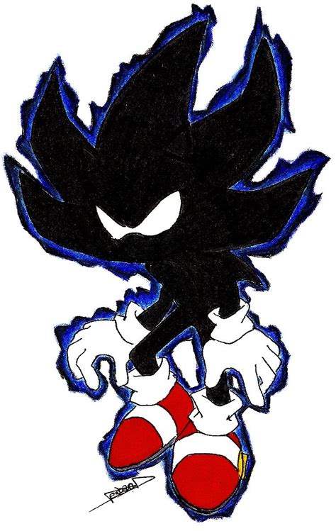 Dark Sonic By Dabyhedgehog On Deviantart
