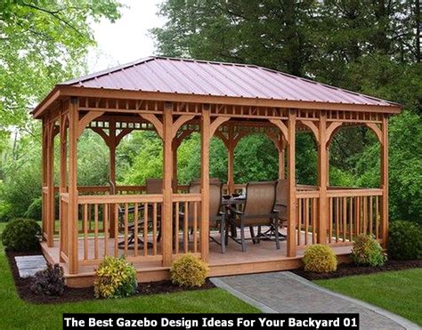 The Best Gazebo Design Ideas For Your Backyard Pimphomee