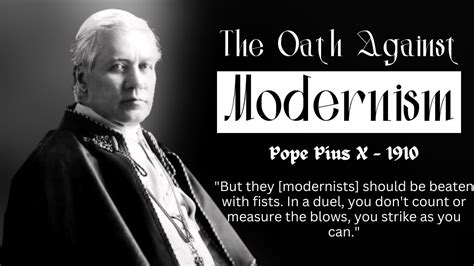 Oath Against Modernism Pope Pius X 1910 Fantastic Prayers YouTube