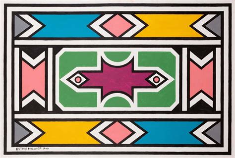The Almine Rech Gallery Debuts A Solo Exhibition By Dr Esther Mahlangu