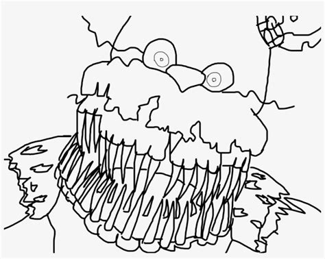 Print Nightmare Fredbear Scary Fnaf Coloring Pages Joes Sketch Coloring