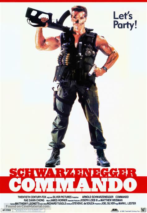 Commando 1985 Movie Poster