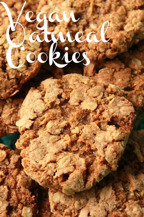 Forget the sugary christmas cookies and try these healthy, vegan, oatmeal cookies. Simple Vegan Oatmeal Cookies - Loving It Vegan