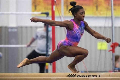 For Simone Biles Its Higher Faster Stronger And Braver As Tokyo