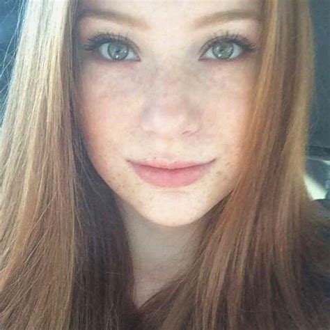 Madeline Ford On Instagram Flaming Locks Of Auburn Hair With Ivory