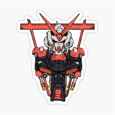 The Amazing Gundam Sticker For Sale By Jyzelleagoro99 Redbubble