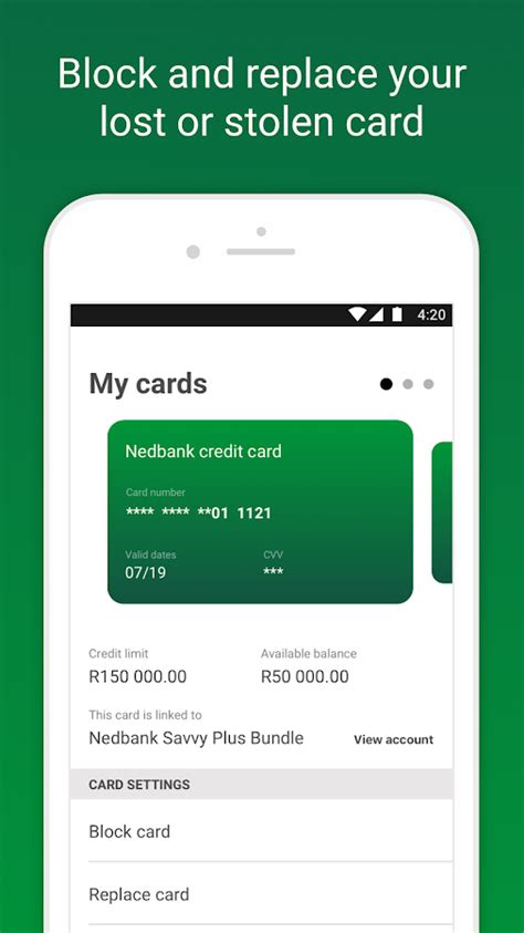 Nedbank issues credit and debit cards in south africa under a total of two different issuer identification numbers, or iins (also called bank identification numbers, or bins). Nedbank Money - Android Apps on Google Play