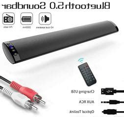 Bluetooth 5 0 Wireless Speaker TV PC Soundbar Subwoofer