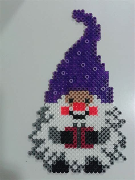 Festive Christmas Gnome Hama Bead Craft