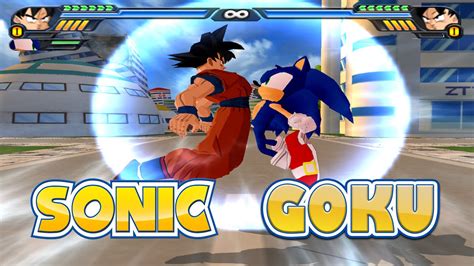 Goku And Sonic Fusion Gokunic Dbz Tenkaichi 3 Mod Youtube