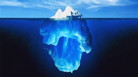 3840x2160 Wallpaper Glacier Iceberg Under Water Subconscious