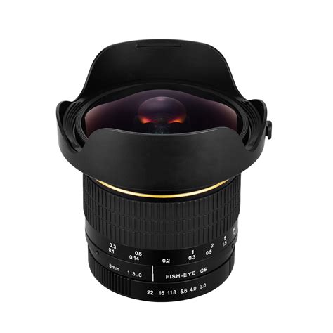 8mm F30 Fisheye Lens Aps C Manual Focus Ultra Wide Angle For Aps C