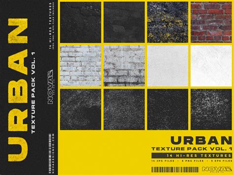 Urban Texture Pack Vol 1 Nova Design Co