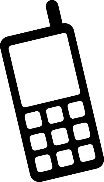 Mobile Phone Icon Vector 420524 Free Icons Library