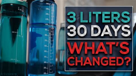 I Drank 3 Liters Of Water For 30 Days YouTube