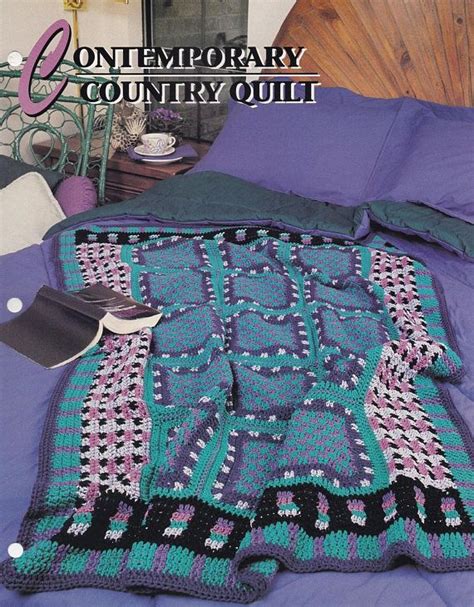 Contemporary Country Quilt Annies Attic Afghan And Quilt Quilts