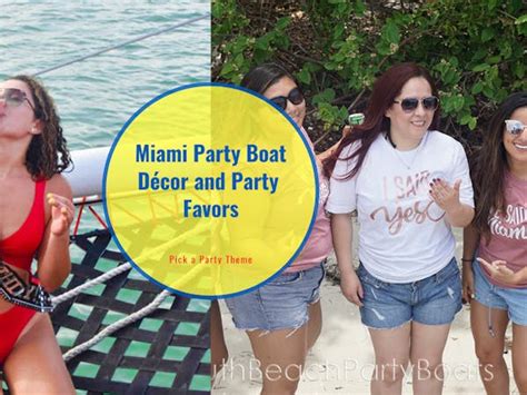 Party Boats For Birthdays In Miami South Beach Party Boats