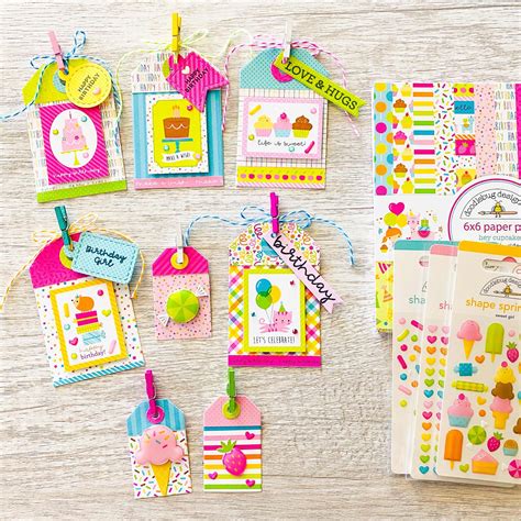 Doodlebug Design Inc Blog Doodle Cuts Making Tags With Stephanie