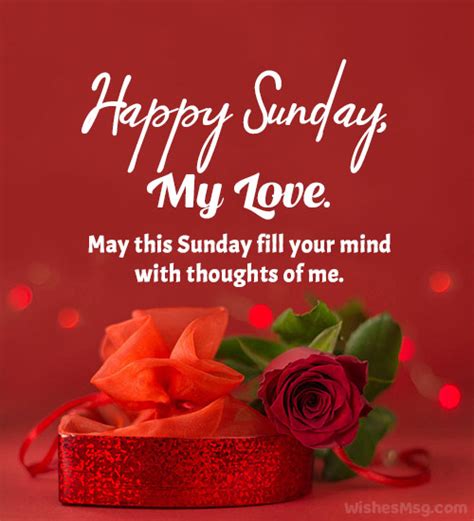 Happy Sunday Wishes To My Love