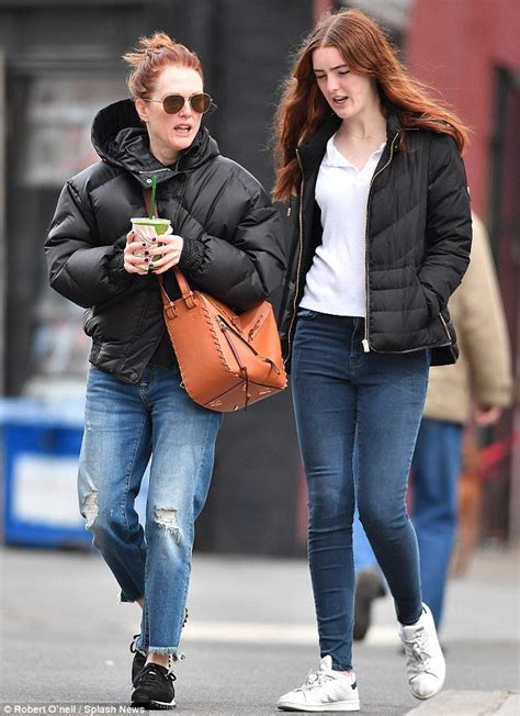 Julianne Moore Matches Outfits With Daughter Liv Freundlich 15 Daily
