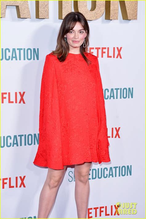 Asa Butterfield Gillian Anderson And Sex Education Cast Celebrate Season 2 Premiere Photo