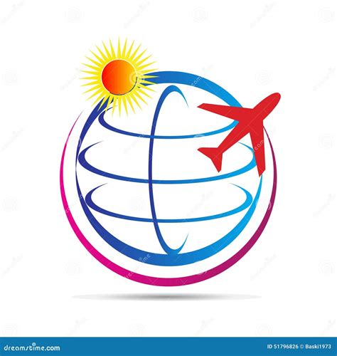 World Travel Logo Stock Vector Illustration Of Tourism 51796826