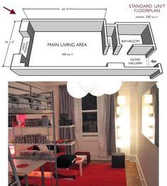 Spacious two bedroom apartments for independent seniors. 200 sq ft Studio Apt Awesomeness | Floor Plan (Small ...